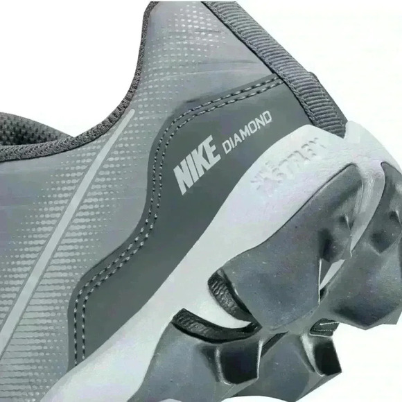 Nike Alpha Huarache Varsity 4 Low Metal Baseball Cleats GRAY | GRAY SZ 15 NWOT - Picture 9 of 10